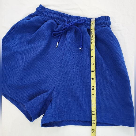Shein Blue Knit Tank Top and Shorts Set, Size Medium - Picture 9 of 13